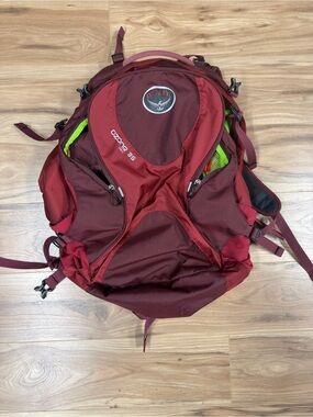 OSPREY Burgundy and Maroon Ozone 35 Backpack